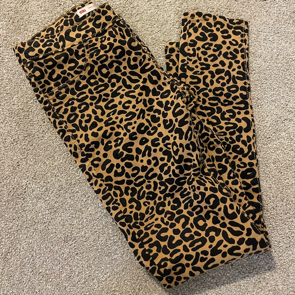Levi’s Leopard Print Jeggings - Girls size 12
